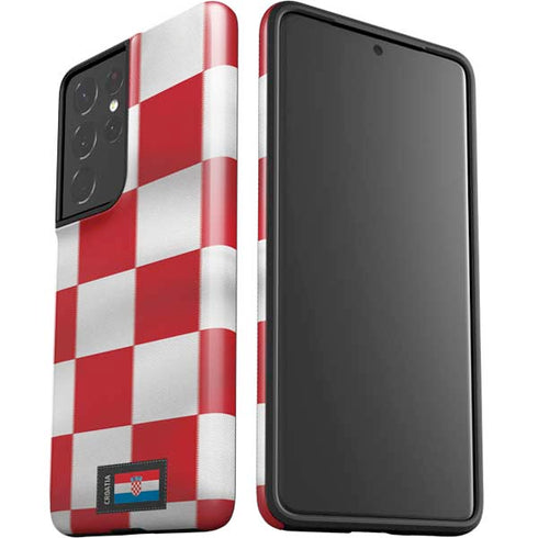 Croatia Soccer Flag Galaxy S21 Ultra 5G Pro Case